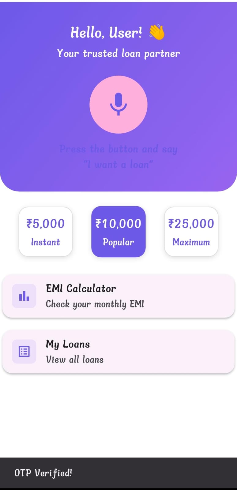 Loan-Application - Flutter / AI/ML project using Flutter, FastAPI